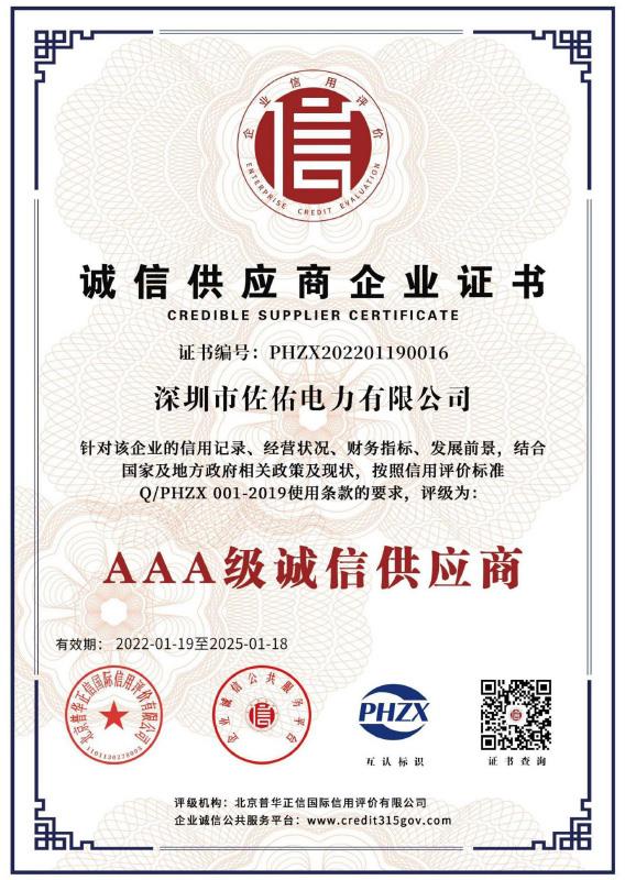 誠信單位等榮譽證書